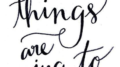 BIG things are happening!