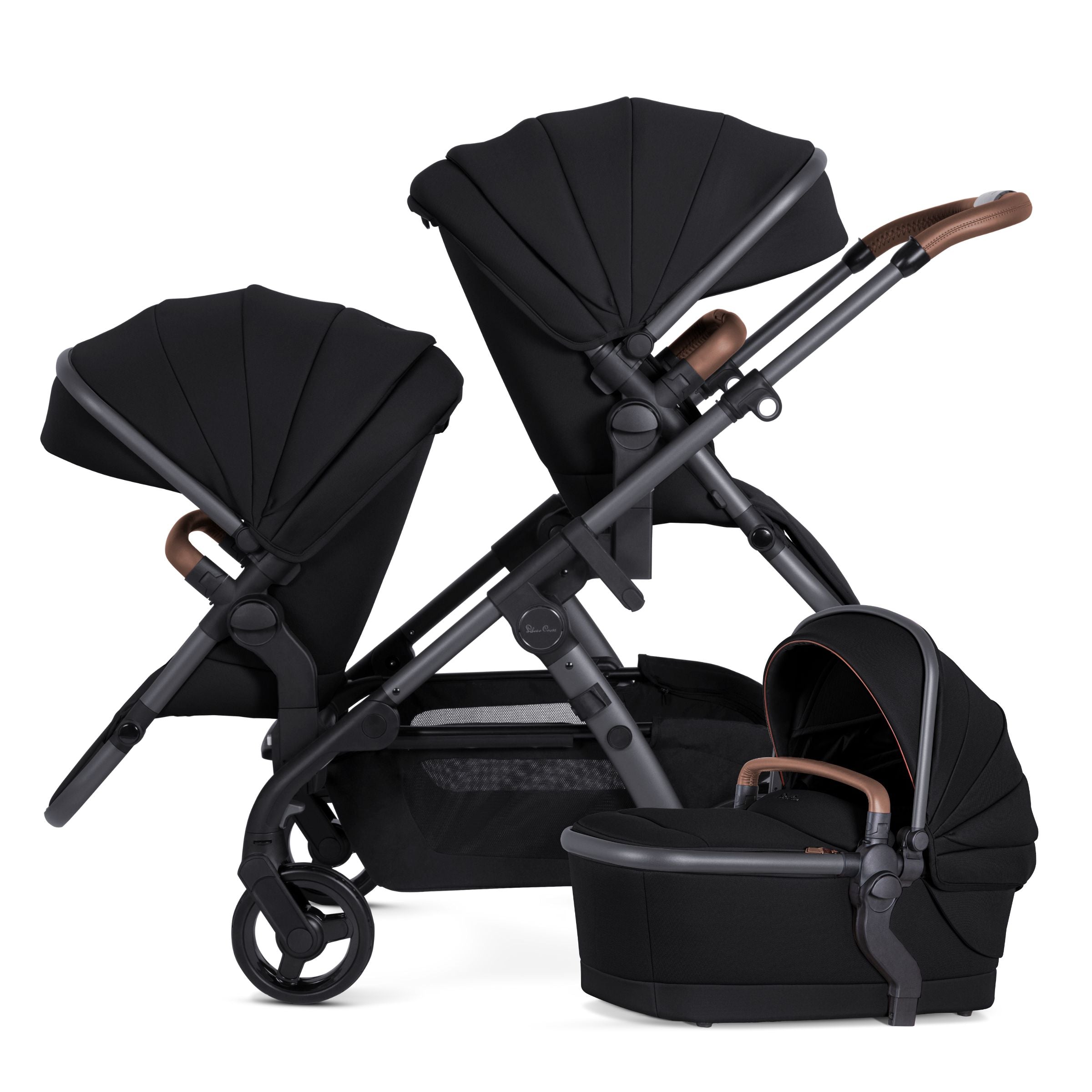 Double Stroller with accessories