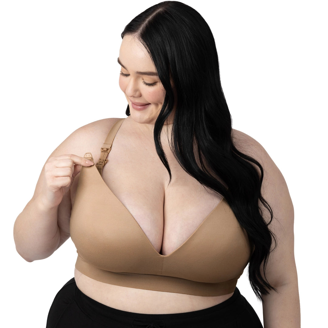  Kindred Bravely Minimalist Hands Free Busty Pumping Bra  Patented All-in-One Pumping & Nursing Bra For F, G, H, I Cups