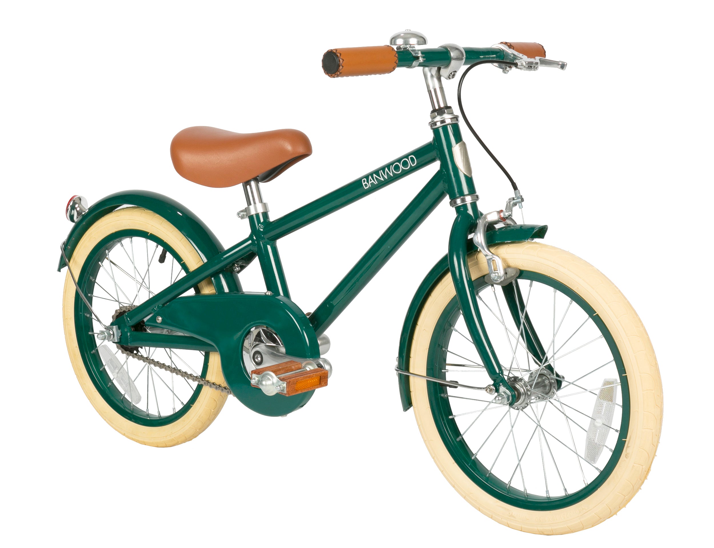 kids classic green bike