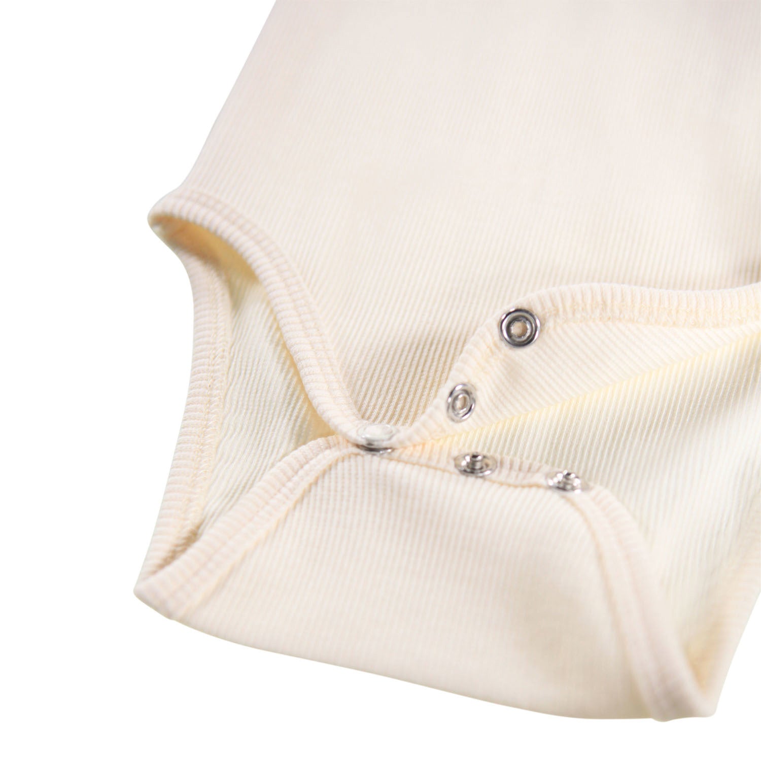 Buttoned White Body Suit