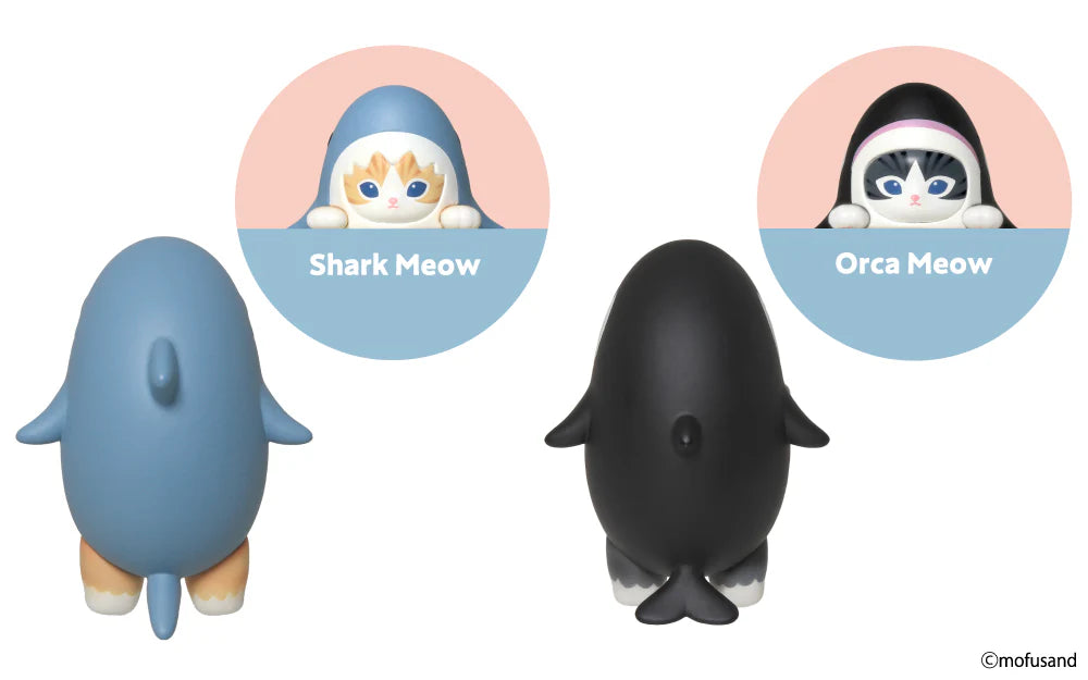 cat dressed up as whale mini figure