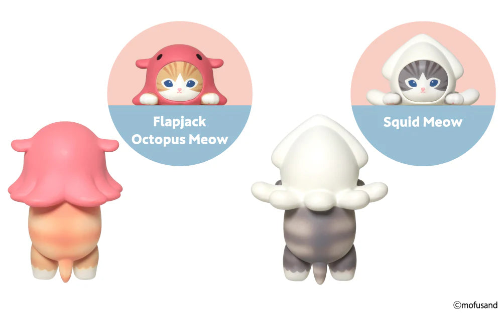 flapjack octopus meow and squid meow mini figure