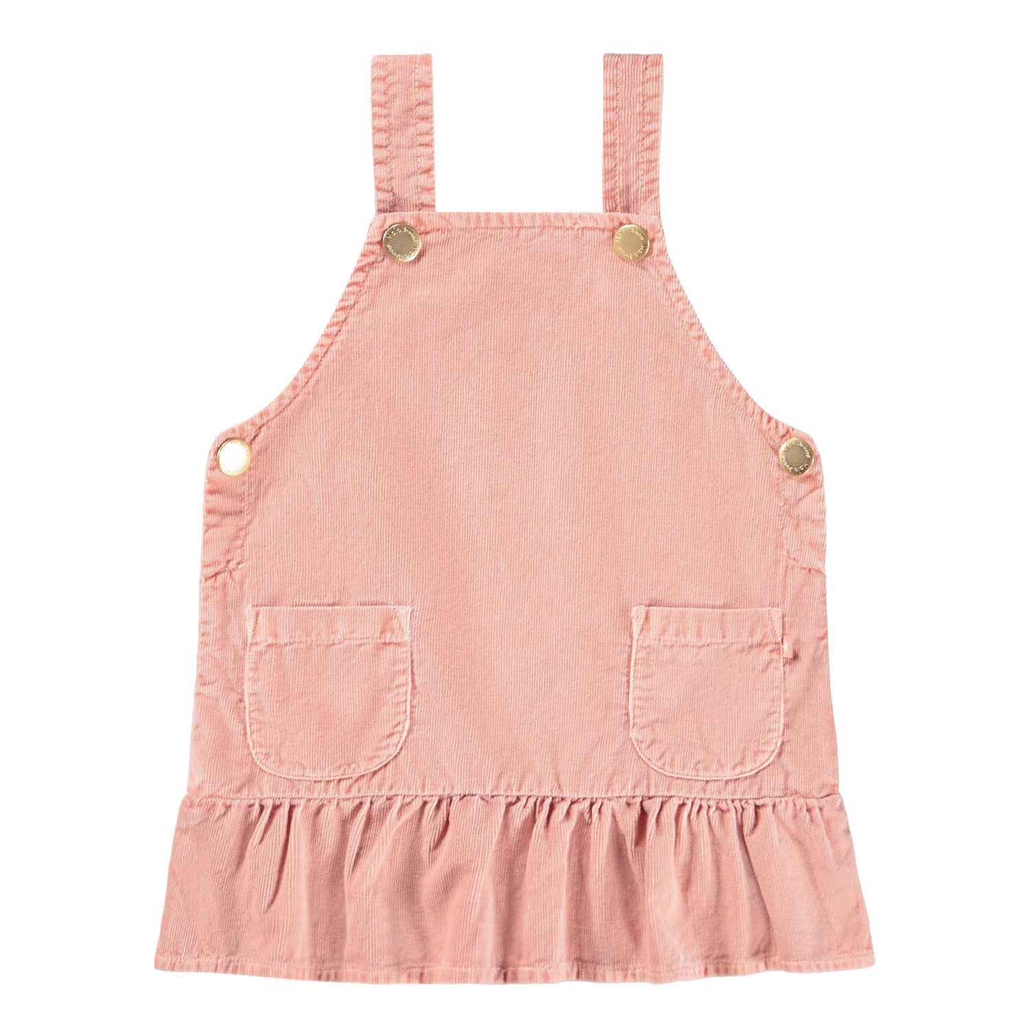 Rose Pink Overall Dress