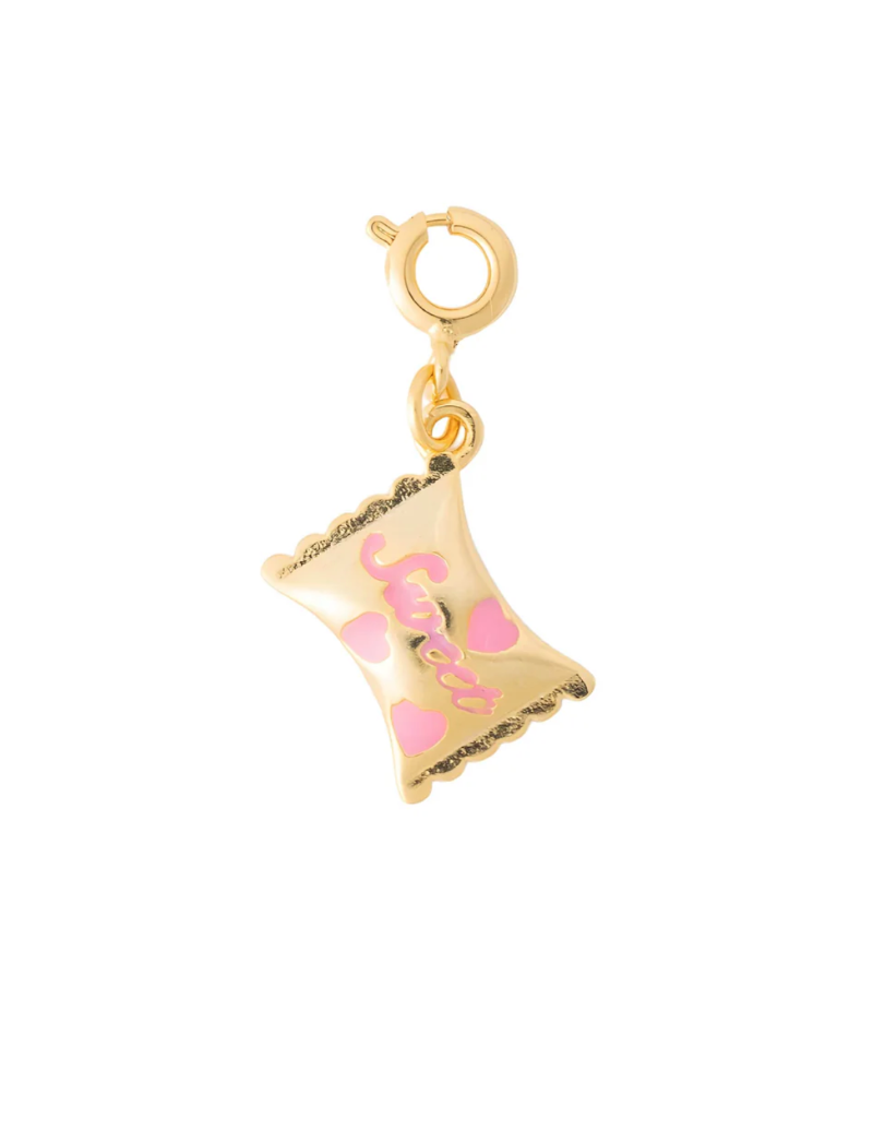 Pink Candy Charm for Bracelet or Necklace