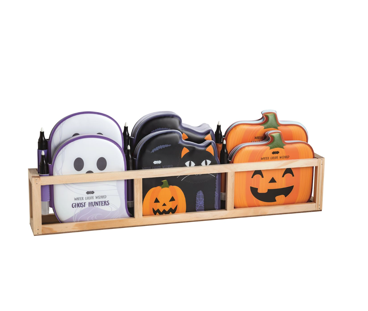 Halloween water activated coloring books