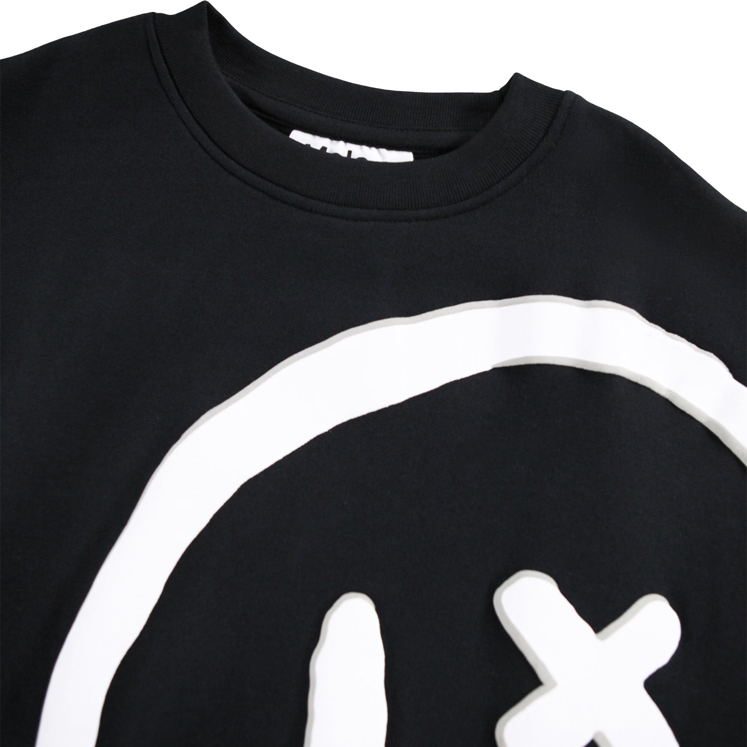 Sweatshirt with White Smiley