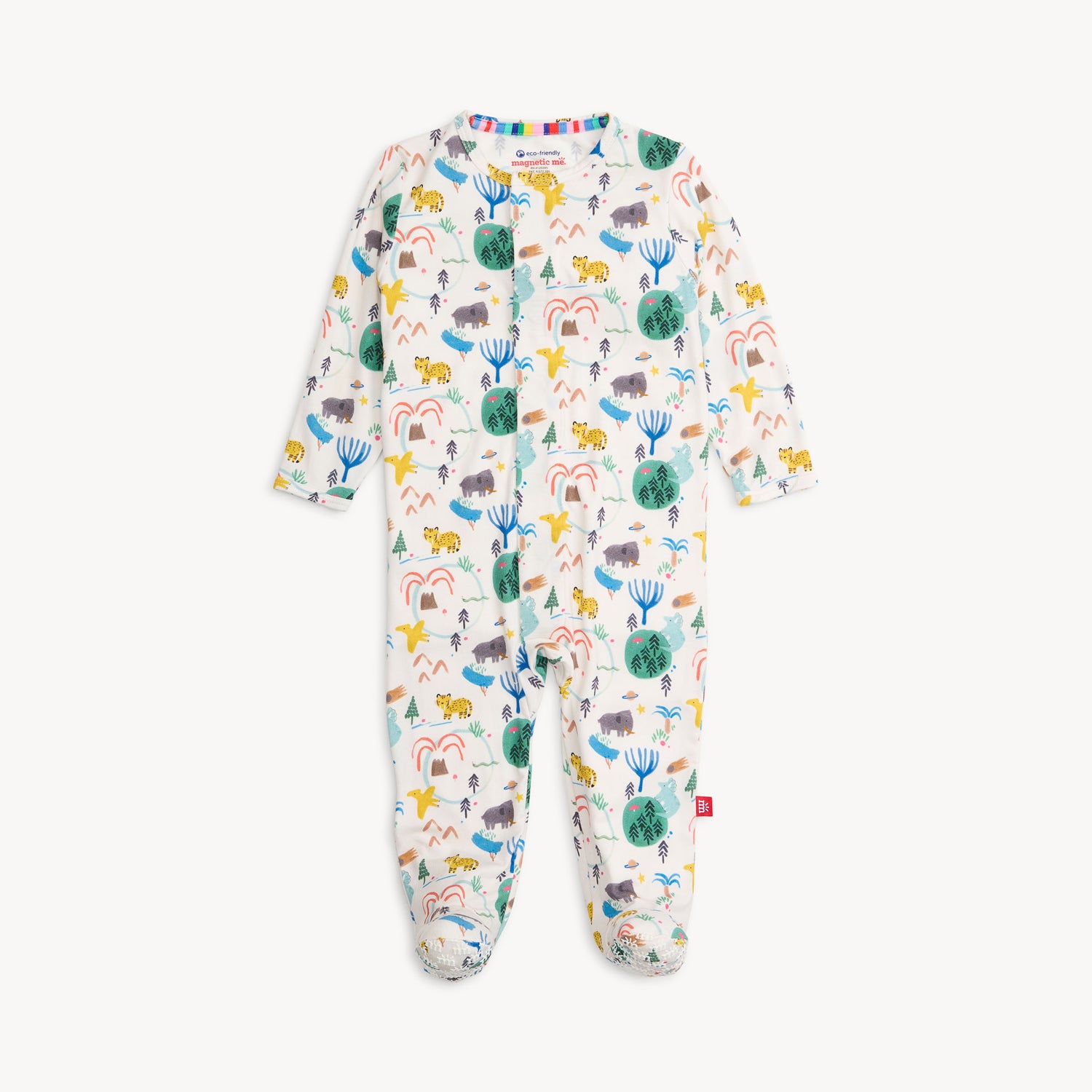 White Wholly Mammoth Footed Pajama