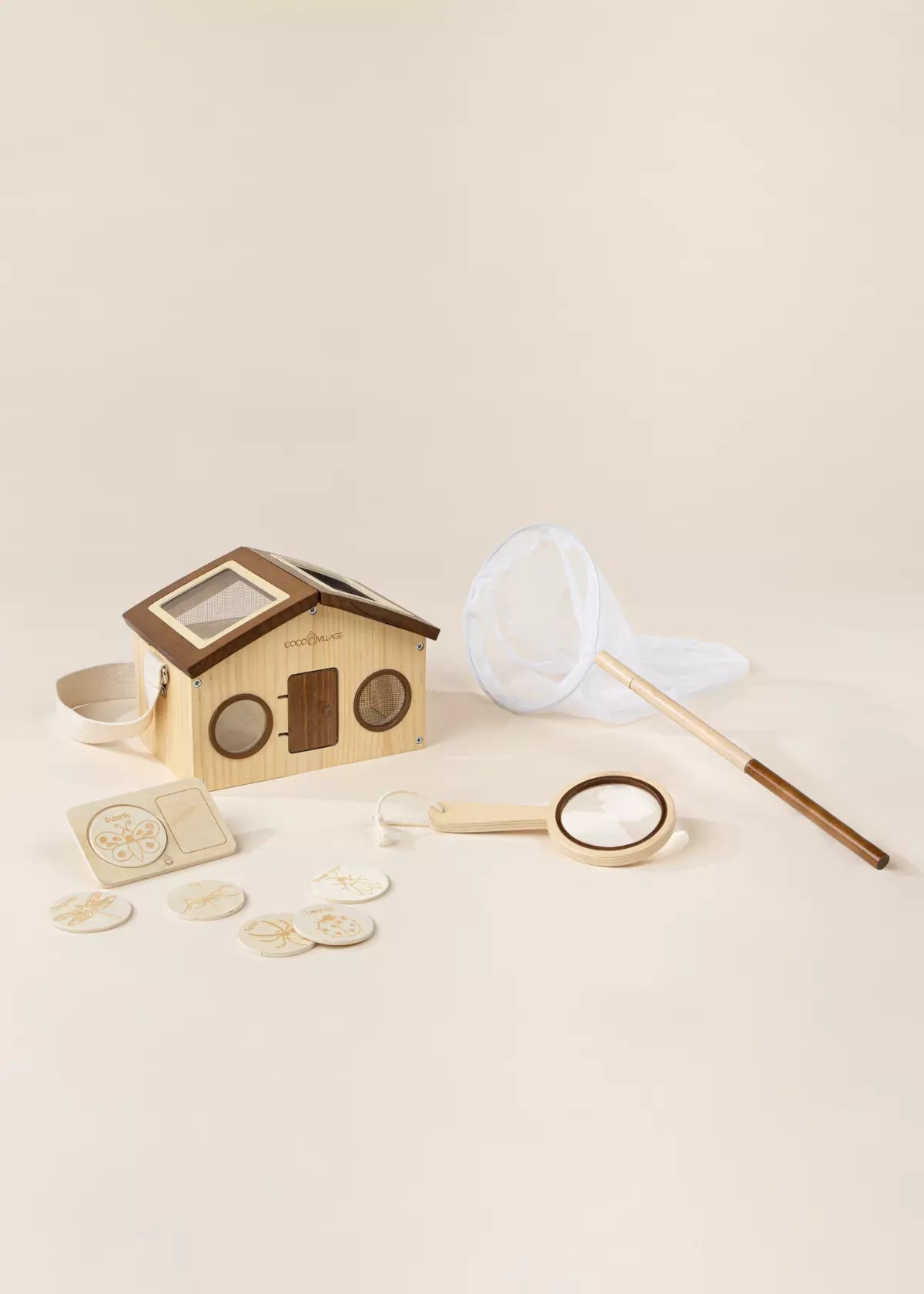 Wooden Bug Play Set with Accessories