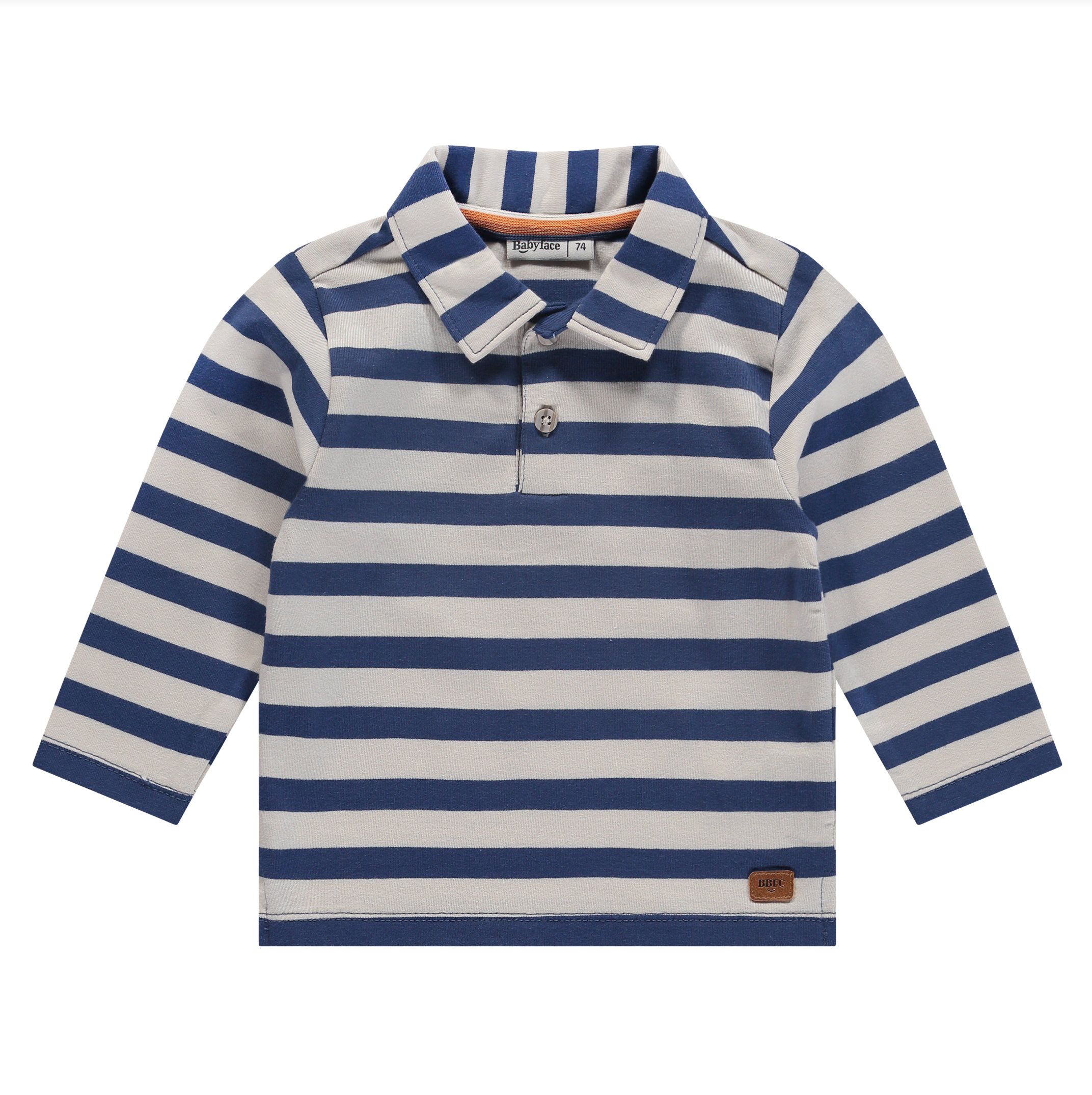 blue and white striped shirt for baby