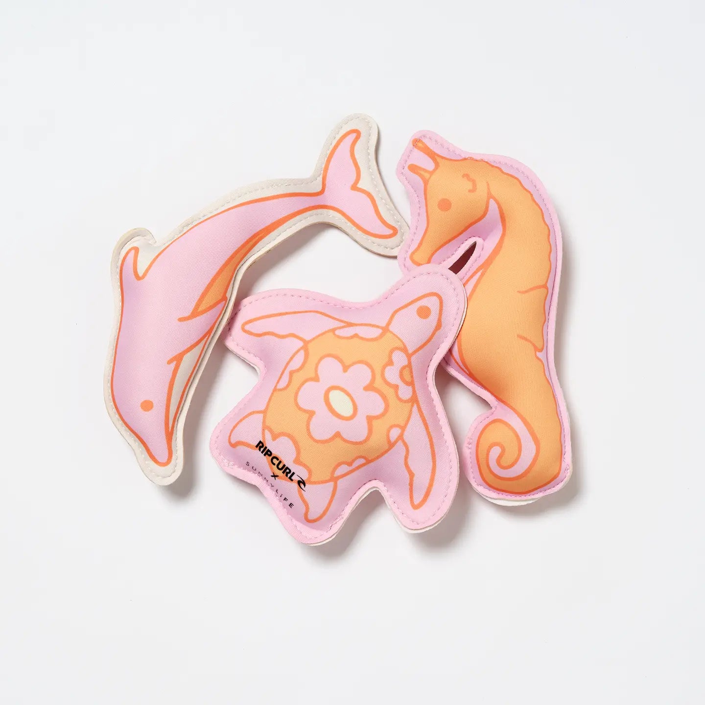 Rip Curl diving toys pink and orange