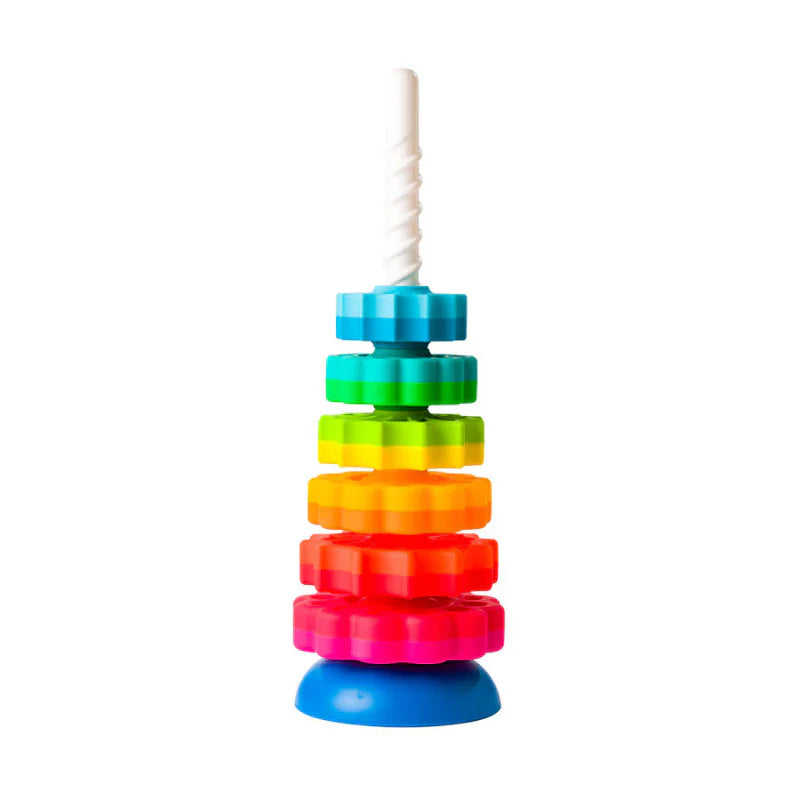 Colorful Spinning Action with Every Turn