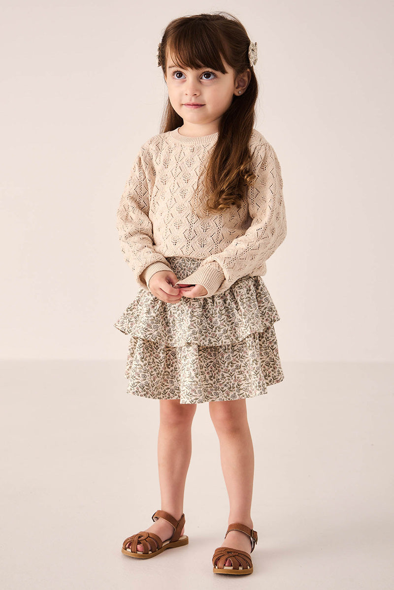 Kids Tan Knit Sweater