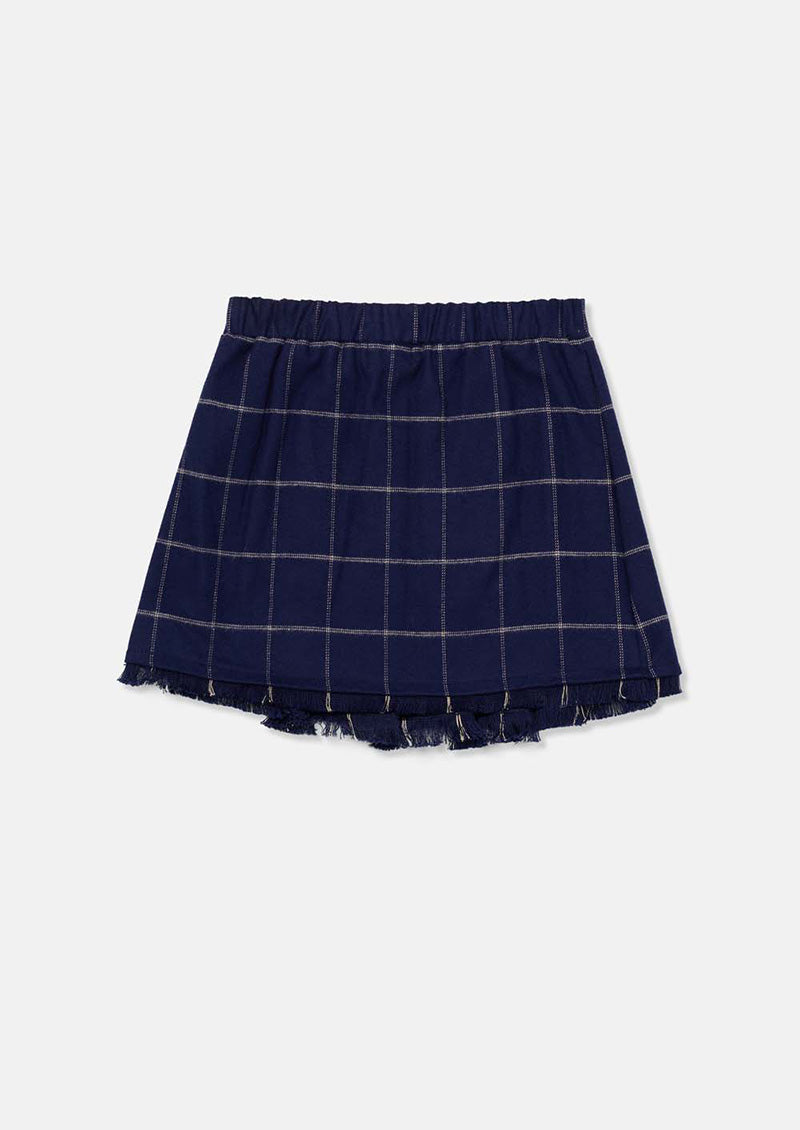 Girls Plaid Flannel Skirt