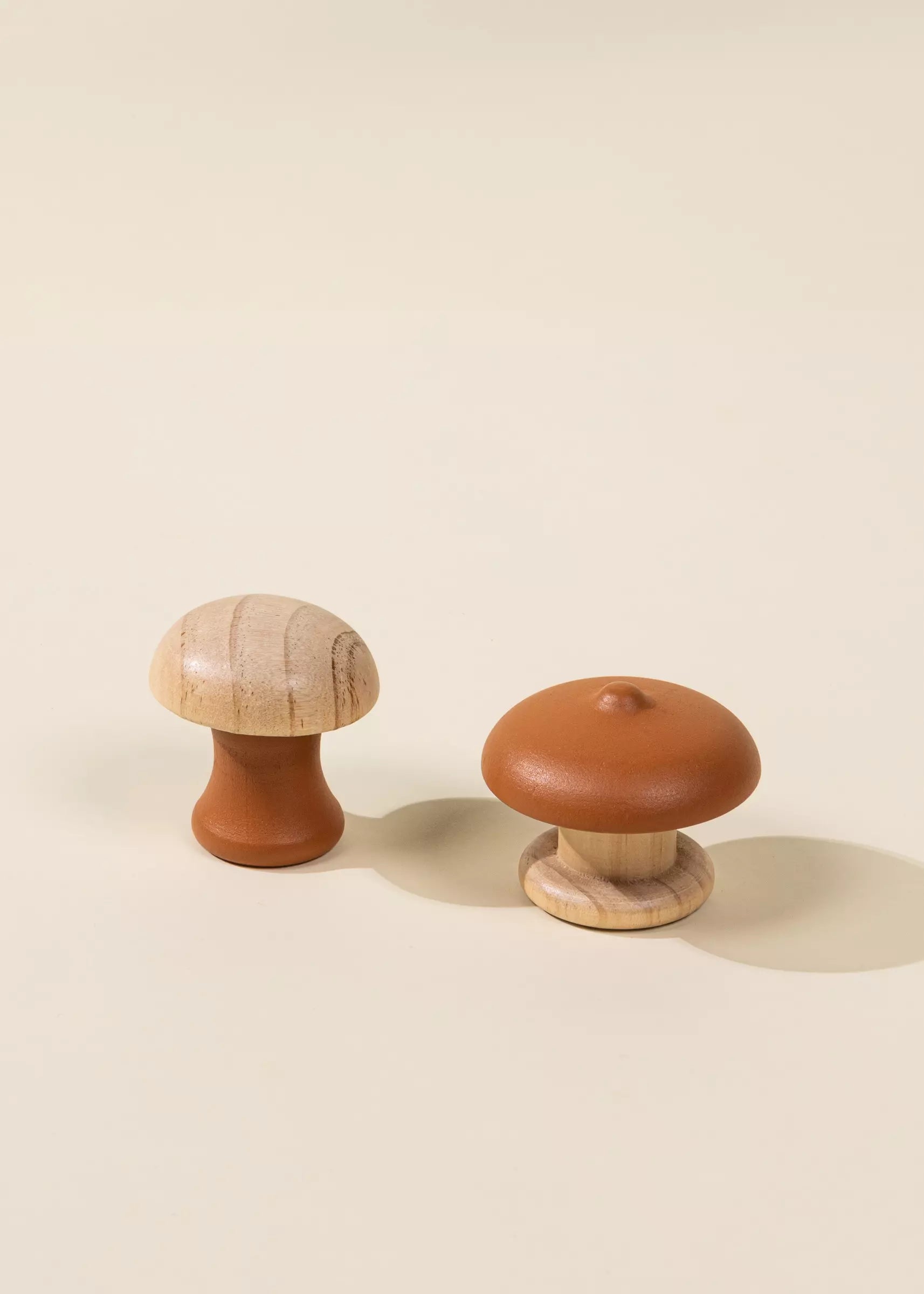 mushroom wooden play toys