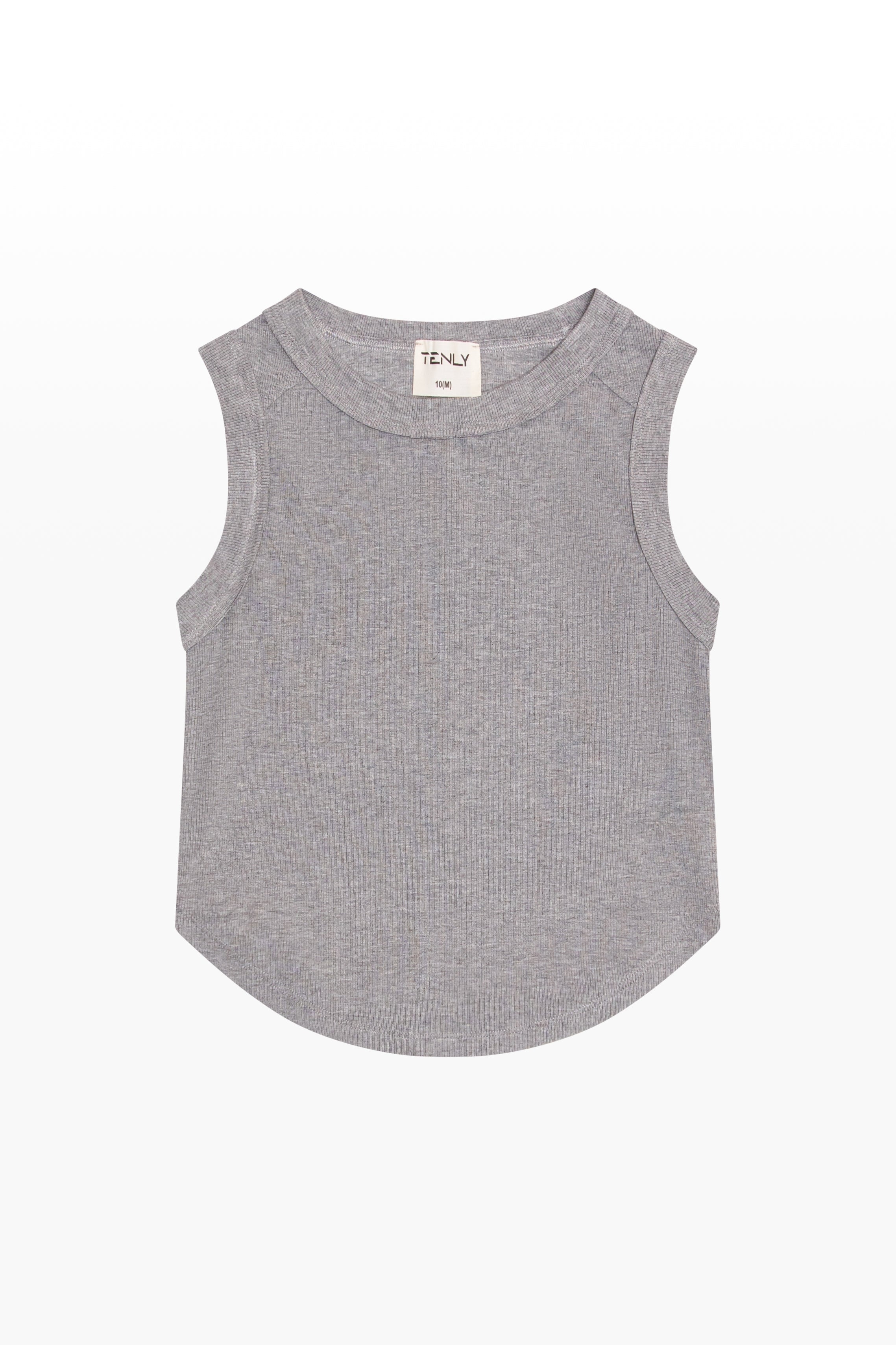 ribbed grey tank top