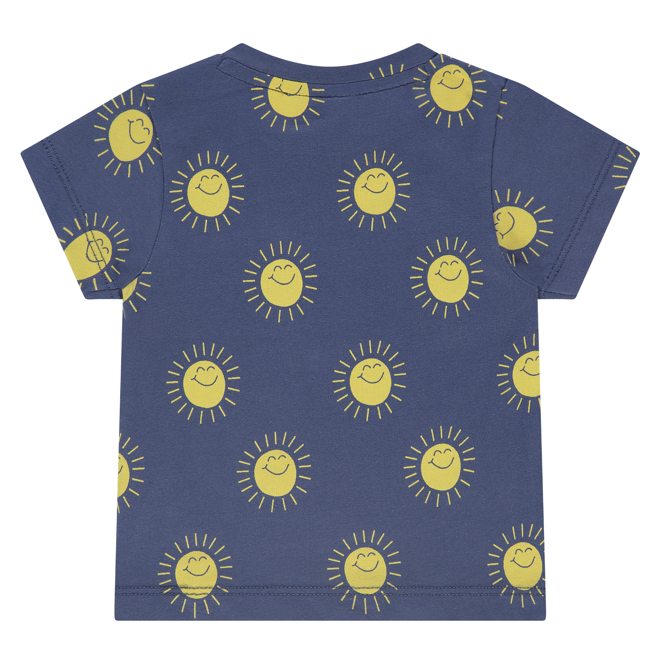 baby shirt with smiley suns on it