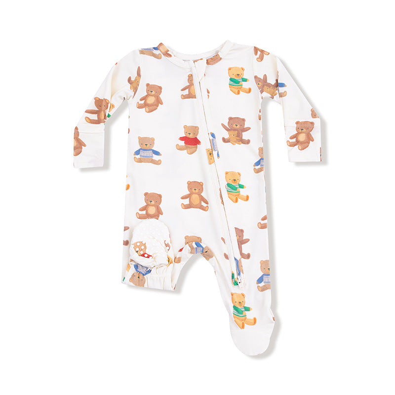 BEAR COLLECTION-FOOTIE-Pink main image 0