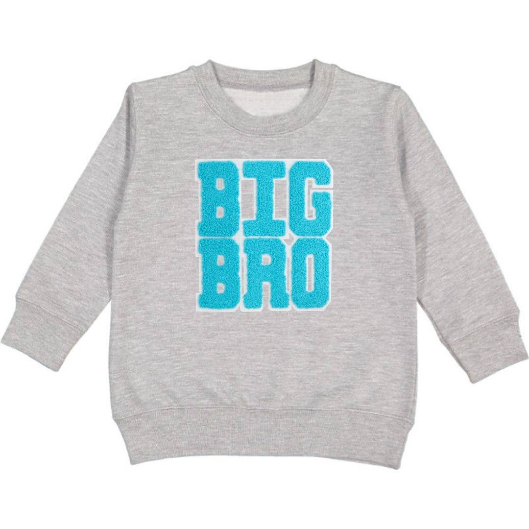 Big Bro Patch Sweatshirt - Gray