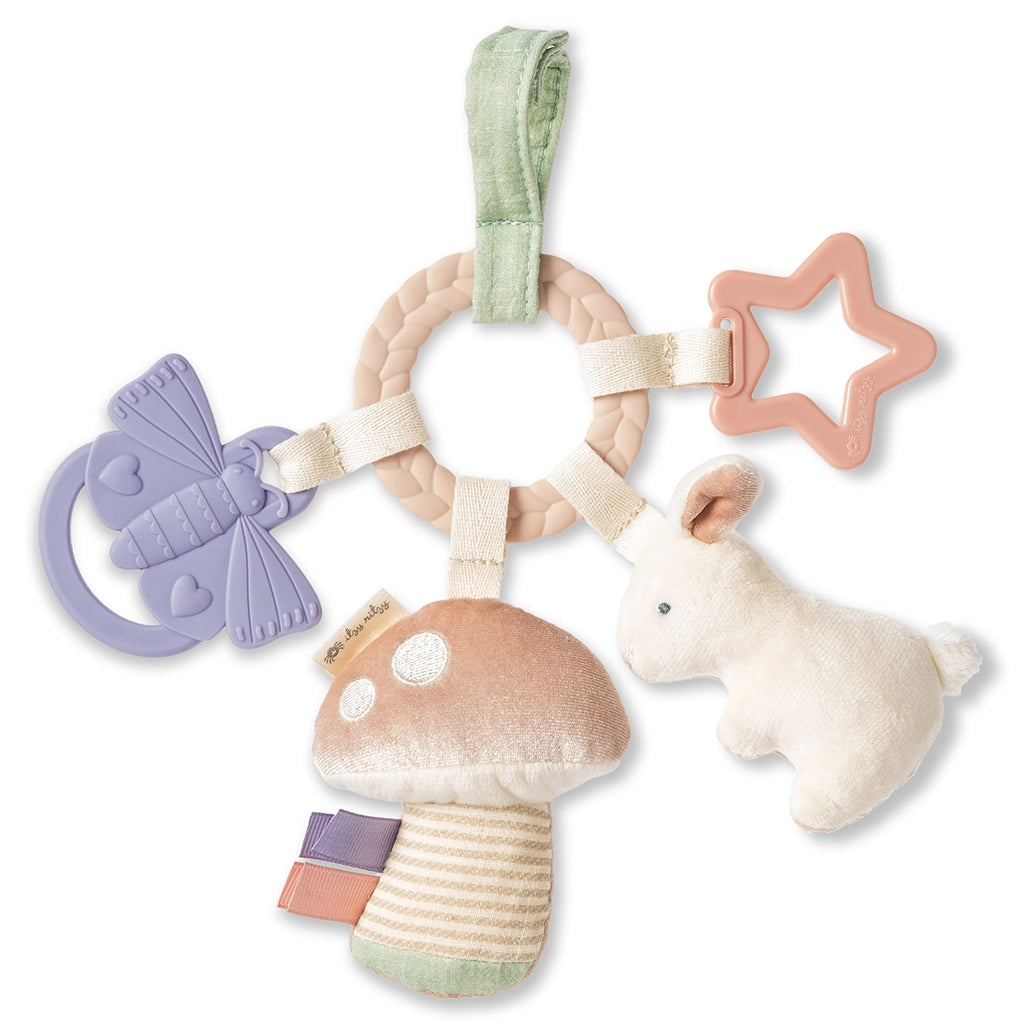 Bitzy Busy Ring Teething Activity Toy - Bunny Teething Itzy Ritzy