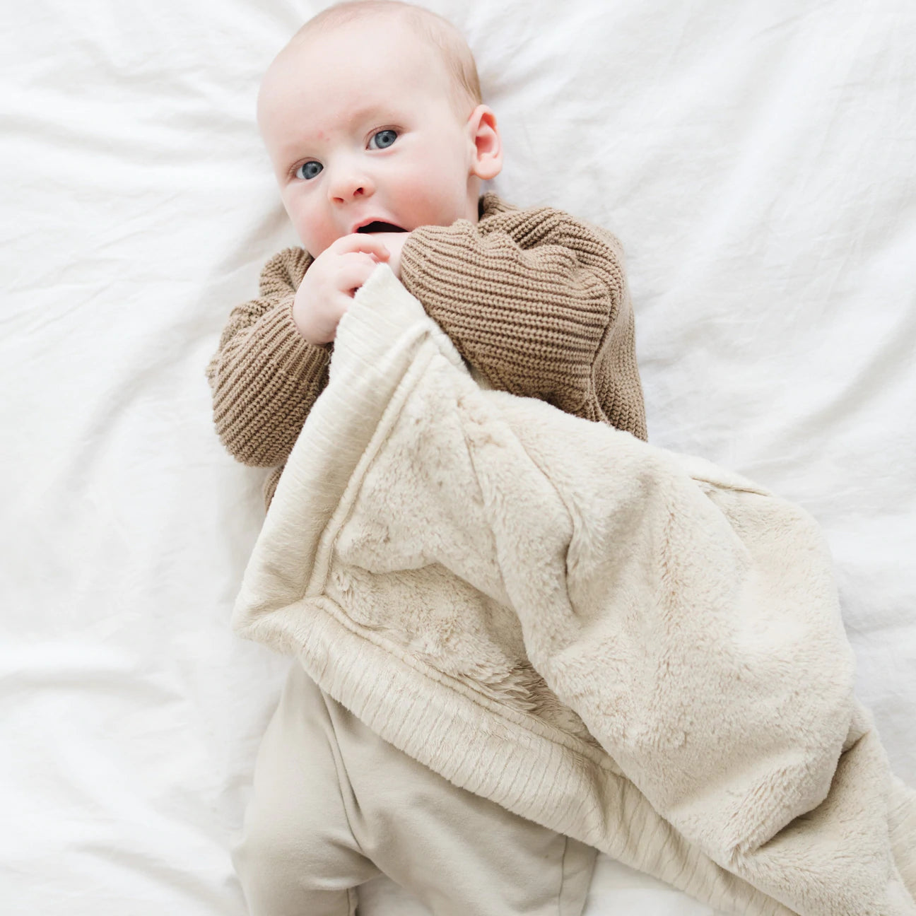 Buttermilk Lush Blanket - Mini Blankets Saranoni