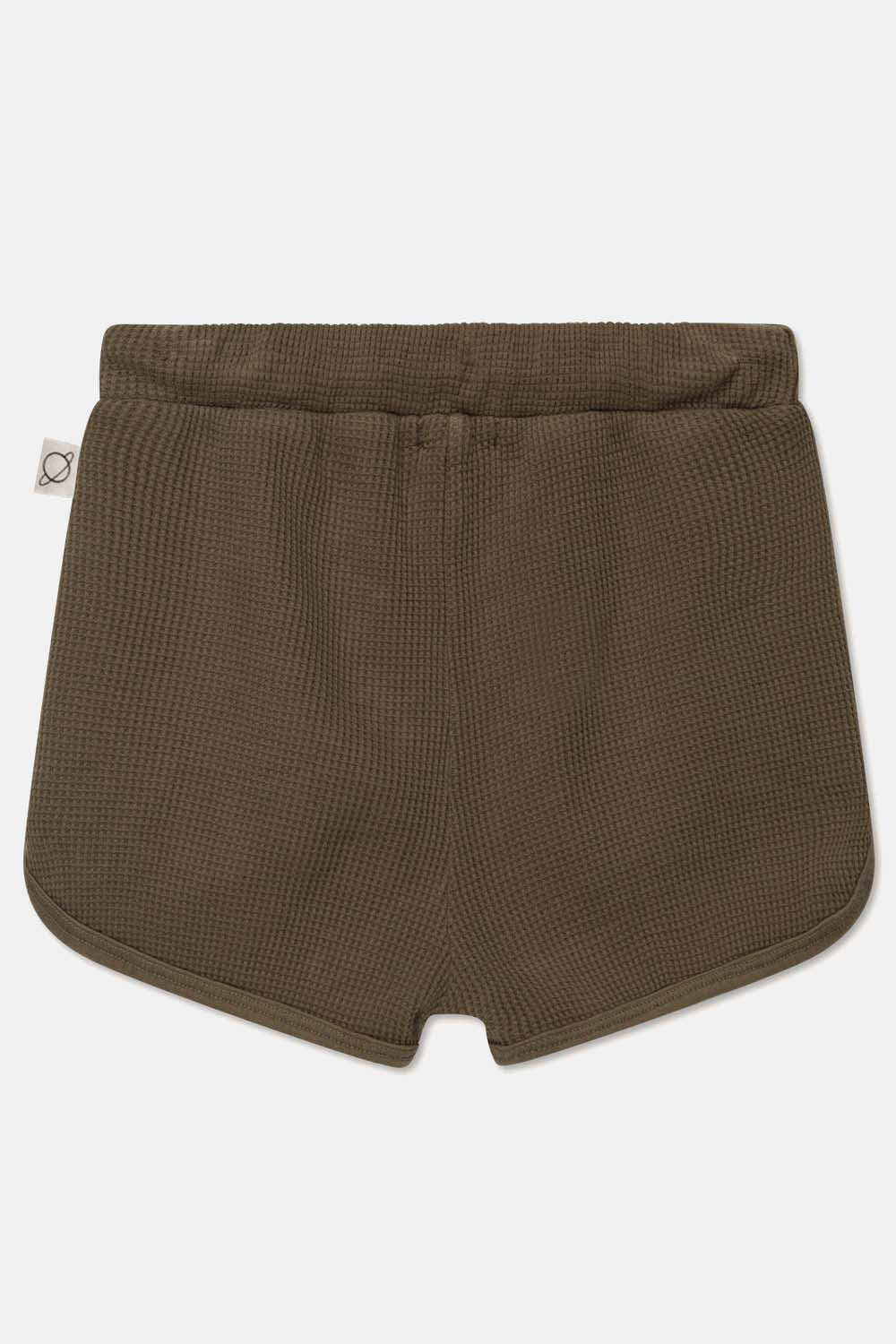 Drawstring Shorts - Khaki Children's Clothing My Little Cozmo