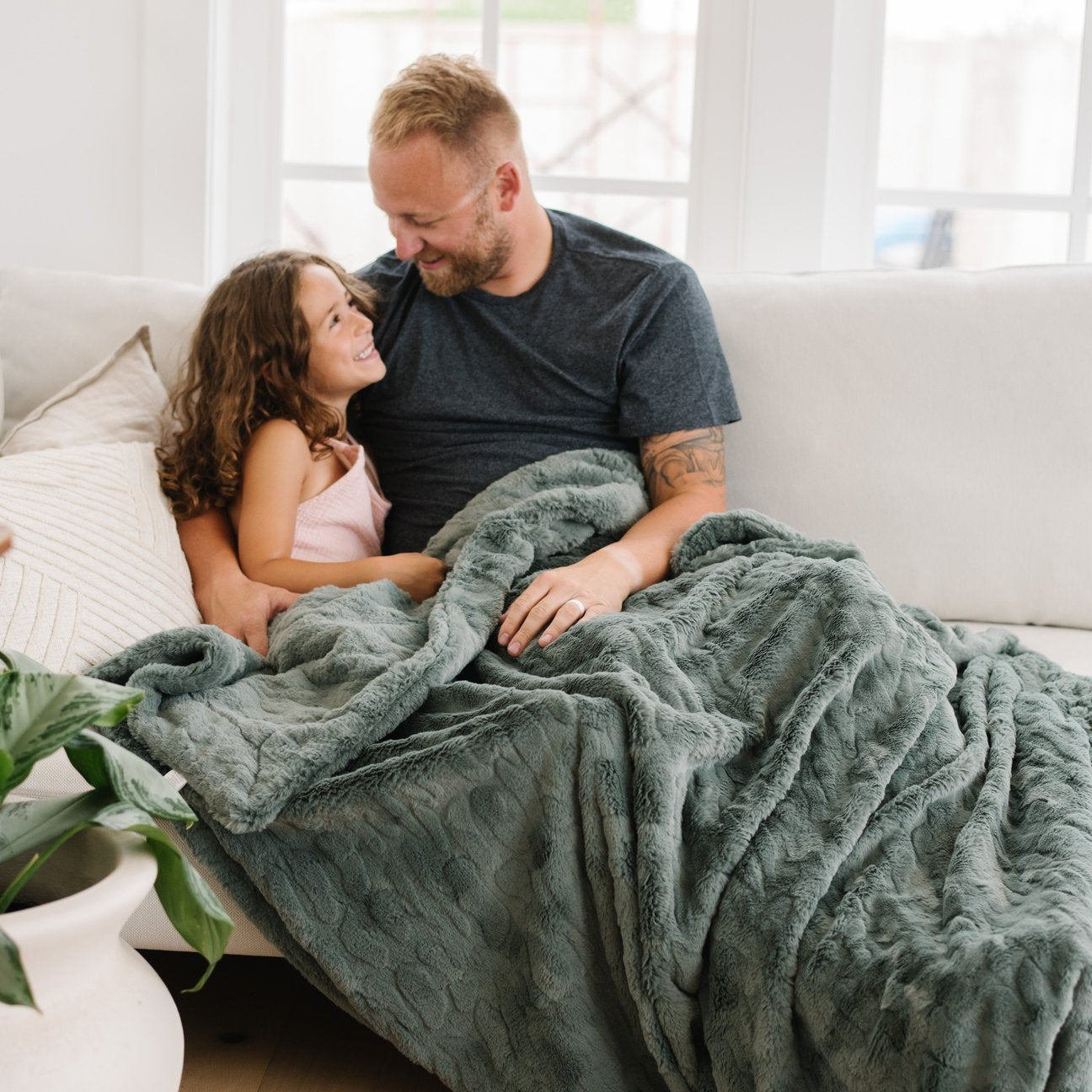 Fir Patterned Throw Blanket - Extra Large Blankets Saranoni