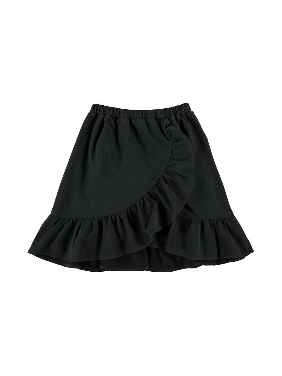 Frill Skirt - Black Children's Clothing yporque