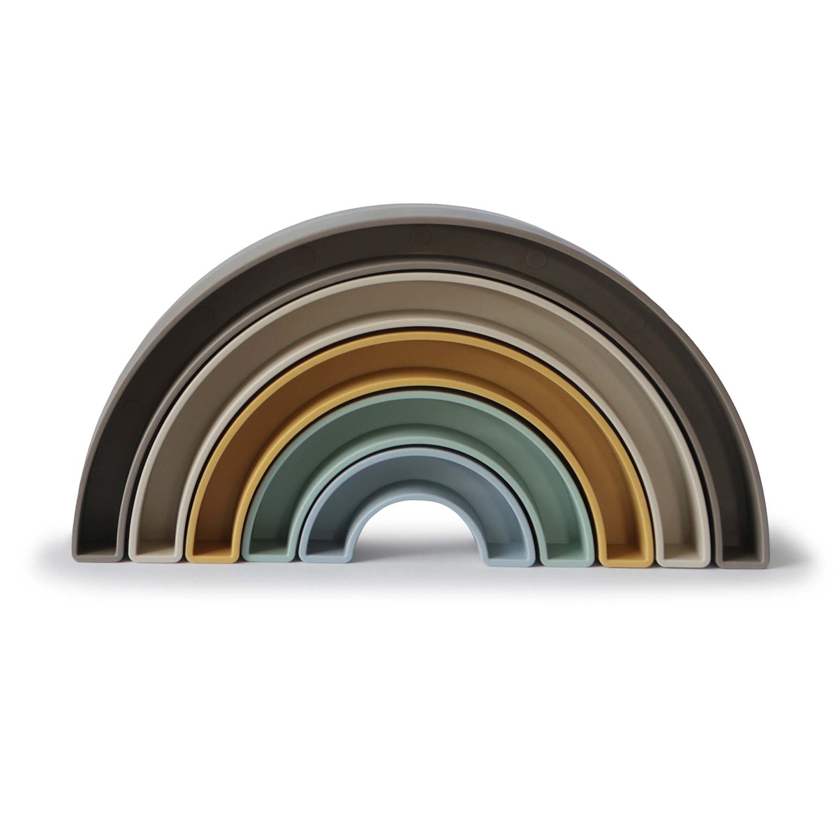 Rainbow Stacker Toy - Hillside Toy Mushie