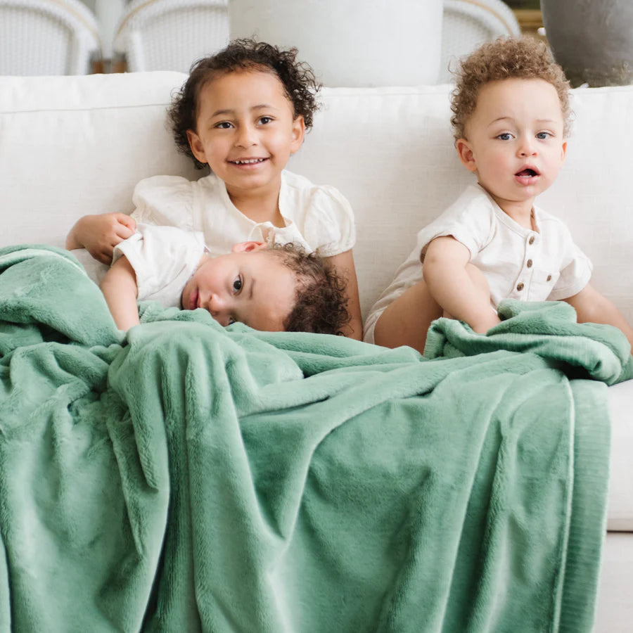 Seagrass Lush Blanket - Toddler Blankets Saranoni