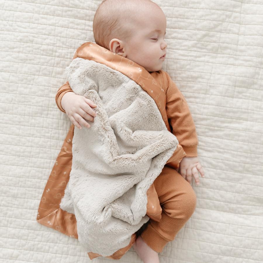 Sun & Sea Satin Border Blanket - Mini Blankets Saranoni