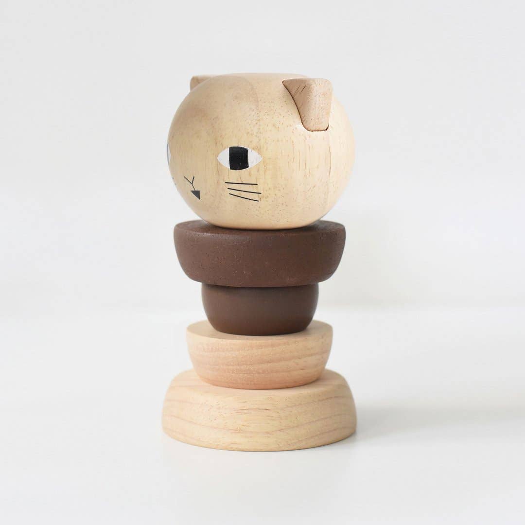 Wood Stacker - Cat Toy Wee Gallery