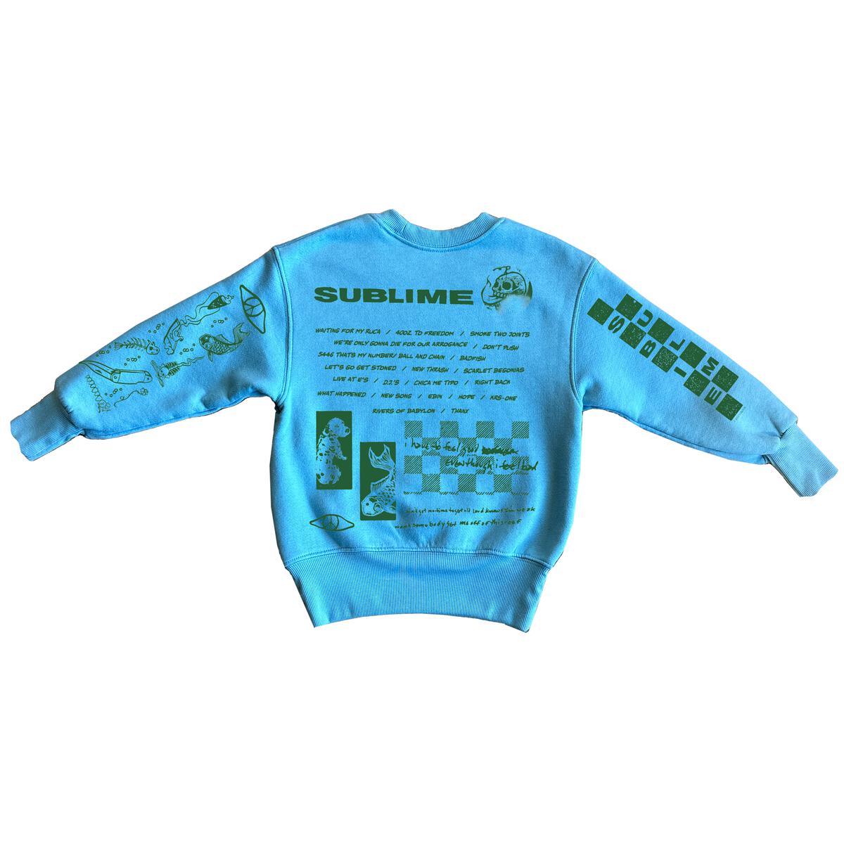 Sublime Crew Sweatshirt - Blue Sky