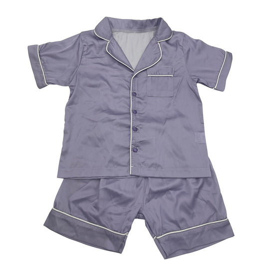 Satin Pajama Set - Lavender