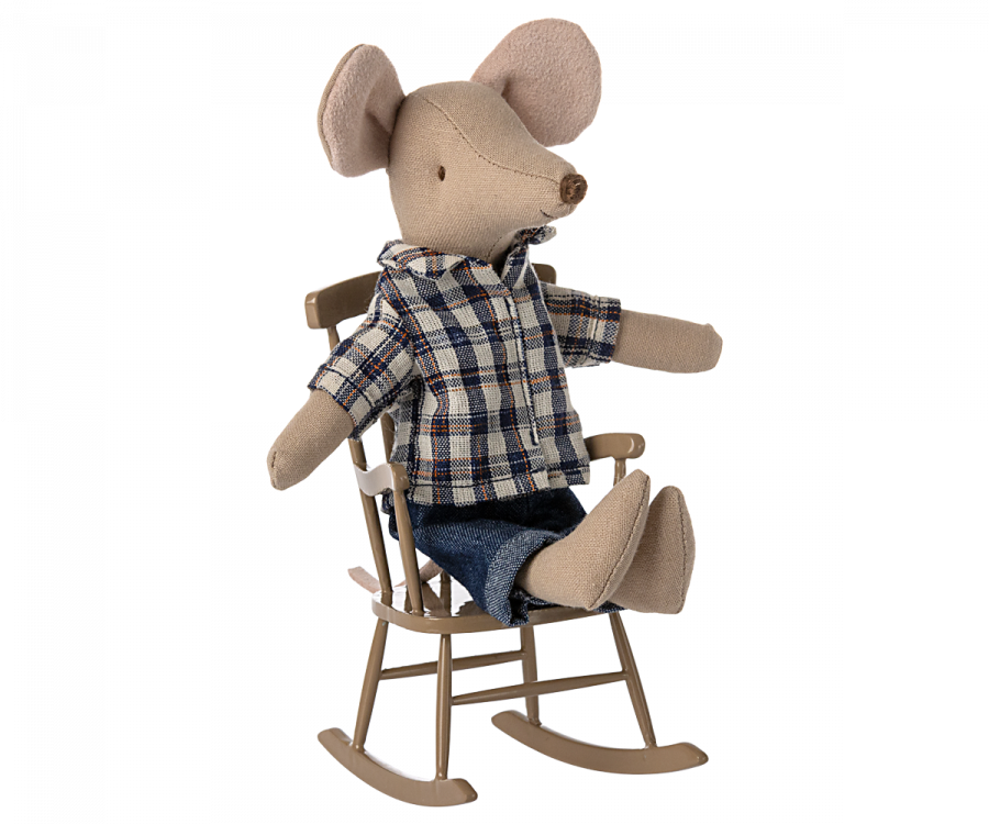 Rocking Chair, Mouse - Light brown