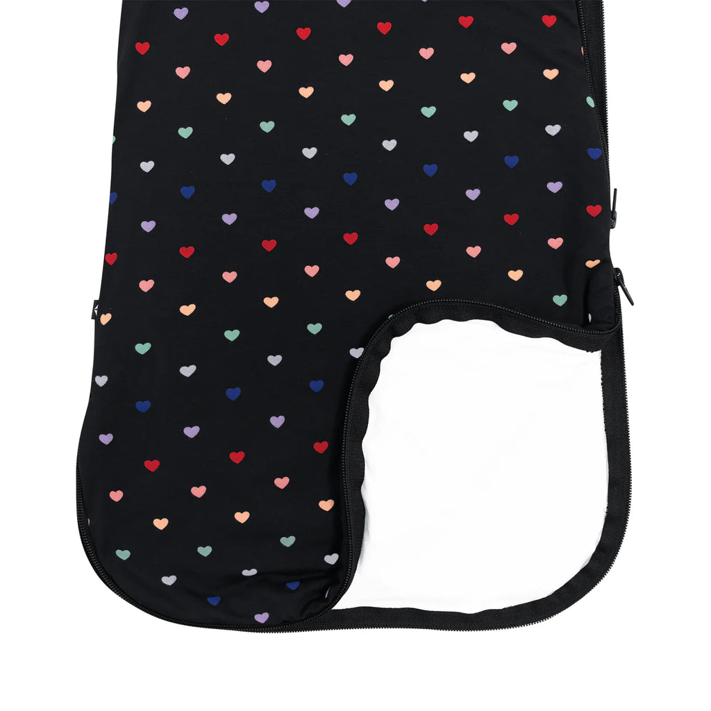 Sleep Bag 1 0 TOG Midnight Rainbow Heart Bumps N Bundles sleep-bag-1-0-tog-midnight-rainbow-heart-bumps-n-bundles