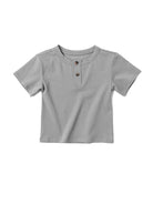 toddler henley tee grey