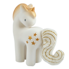 Shining Stars Unicorn Natural Rubber Rattle with Crinkle Tail