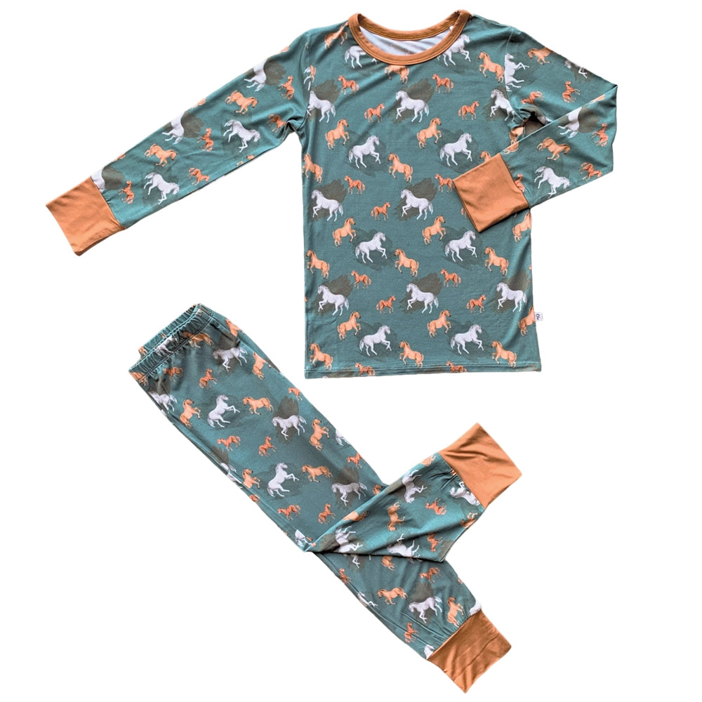2 Piece Pajama Set - Ember Teal