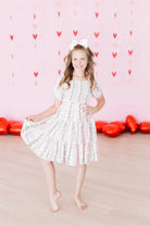 Mila and Rose dress Floral striped dress