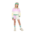 kids multi colored crewneck