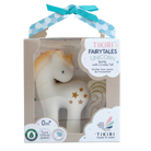 Shining Stars Unicorn Natural Rubber Rattle with Crinkle Tail