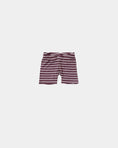 Load image into Gallery viewer, red and white stripe biker shorts kids
