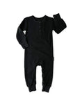 Load image into Gallery viewer, Waffle Romper - Black
