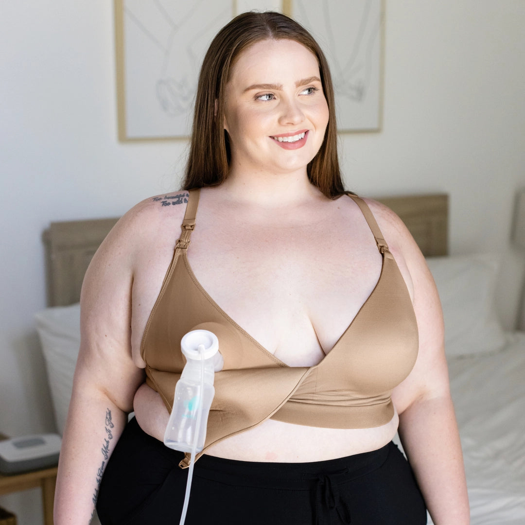 pumping bra with fixed padding/molded cups? : r/ExclusivelyPumping