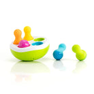Fat Brain Toys SpinnyPins sensory toy with wobble base and colorful textured pins