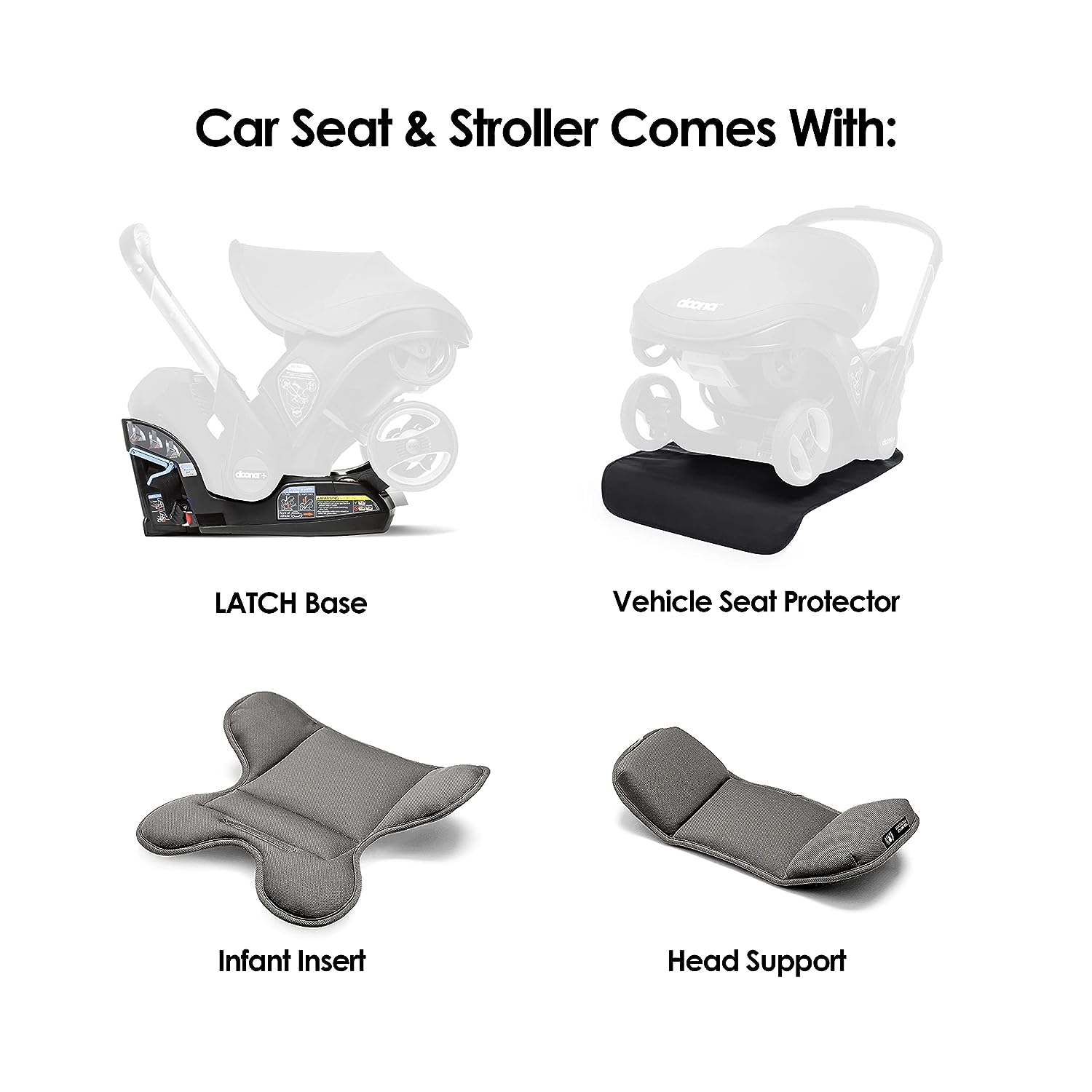 Blue doona car seat deals