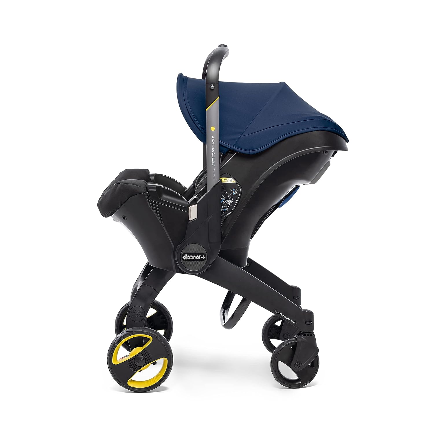 Navy blue car seat and stroller sale