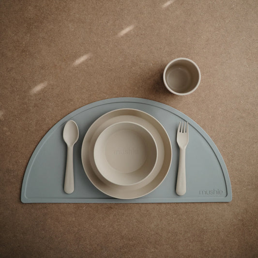 Dinnerware Fork and Spoon Set - Vanilla