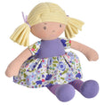 Load image into Gallery viewer, Lil'l Peggy - Blonde Hair with Lilac & Pink Dress
